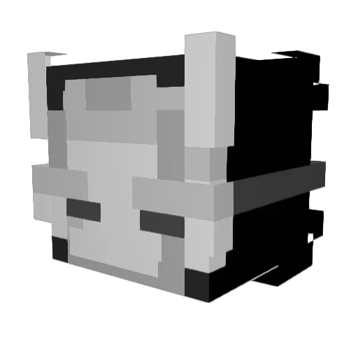 chloeeaster1 Minecraft avatar head, 3D render