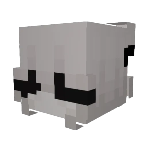 chloehq Minecraft avatar head, 3D render
