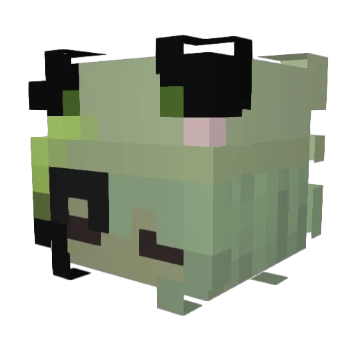 chloeig Minecraft avatar head, 3D render