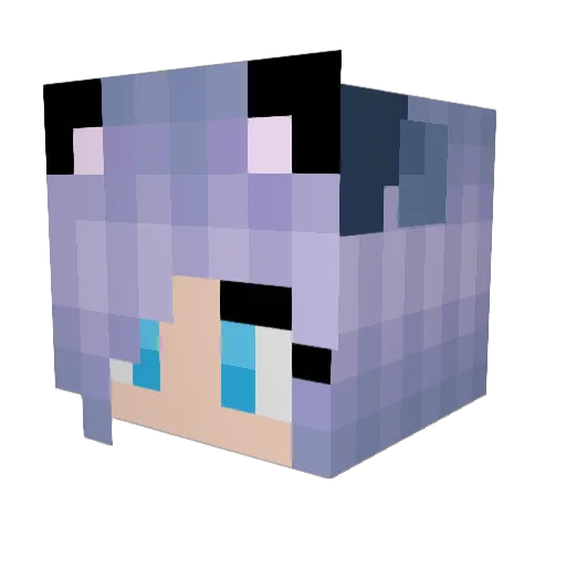 chloelau2906 Minecraft avatar head, 3D render