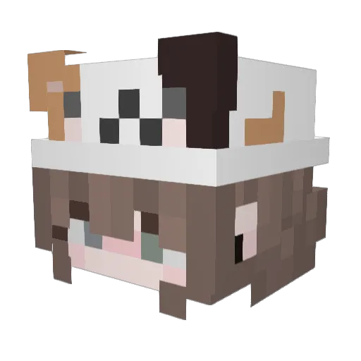 chloestoneman07 Minecraft avatar head, 3D render