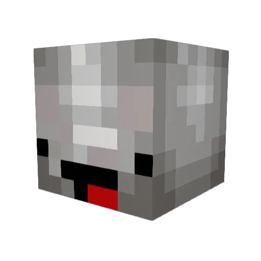 chminers Minecraft avatar head, 3D render