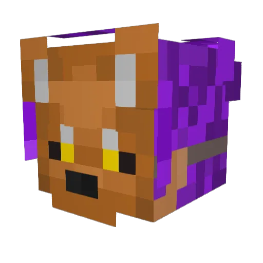 chmoks Minecraft avatar head, 3D render