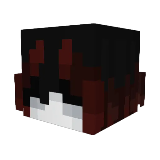 chmu Minecraft avatar head, 3D render