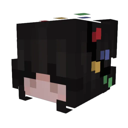 chmurka111 Minecraft avatar head, 3D render