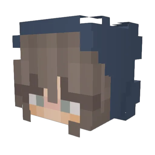 choa__24 Minecraft avatar head, 3D render
