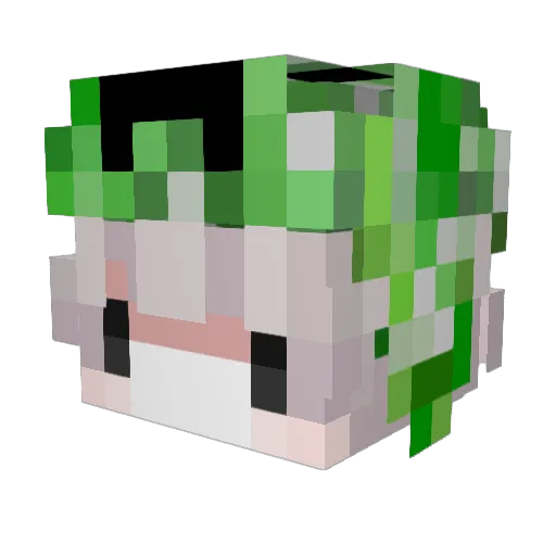 choaksmoke Minecraft avatar head, 3D render