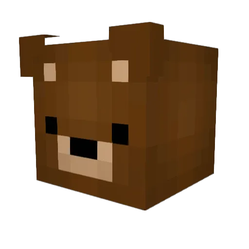 choc615 Minecraft avatar head, 3D render