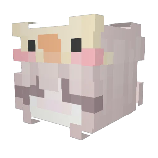 choccybunni Minecraft avatar head, 3D render