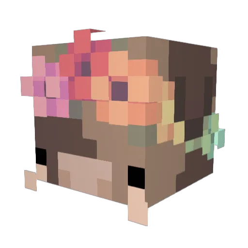 choccymilk9631 Minecraft avatar head, 3D render