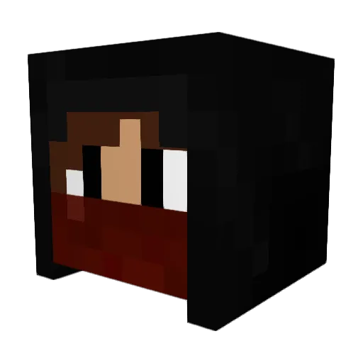 chocice Minecraft avatar head, 3D render