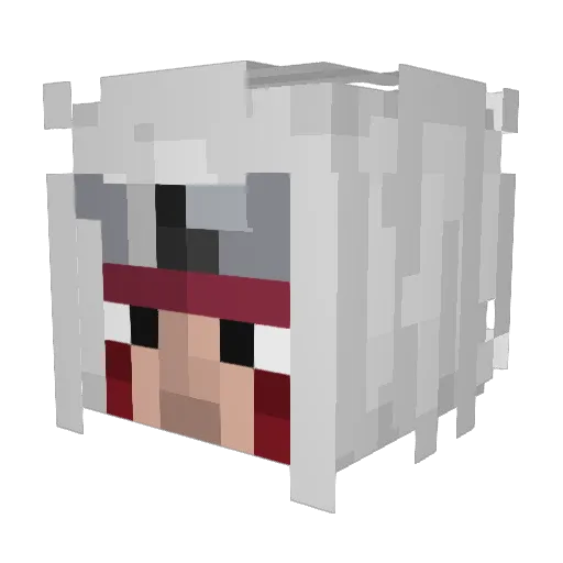 chocky2002 Minecraft avatar head, 3D render