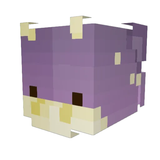 choclchip Minecraft avatar head, 3D render