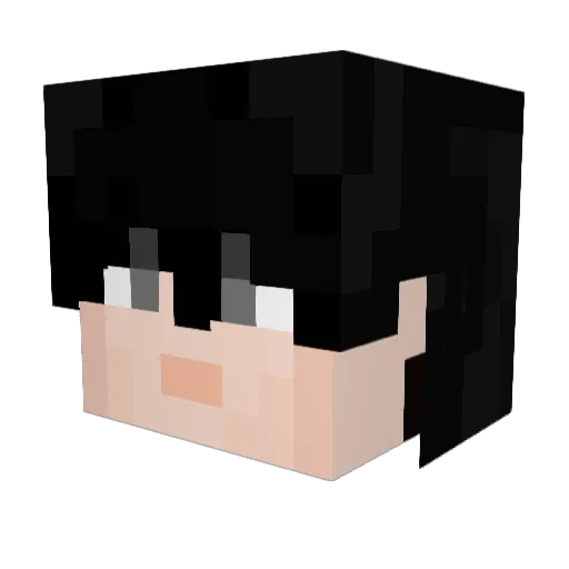 choco8282 Minecraft avatar head, 3D render