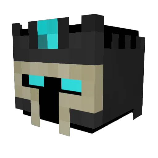 chocoblijftbark Minecraft avatar head, 3D render