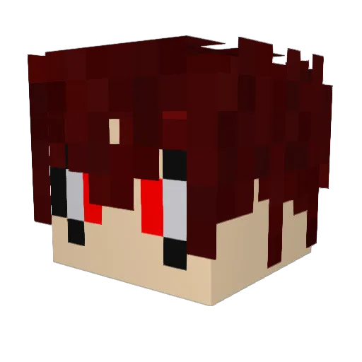 chocojaki34 Minecraft avatar head, 3D render