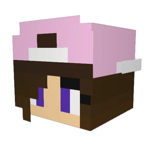chocolate123004 Minecraft avatar head, 3D render