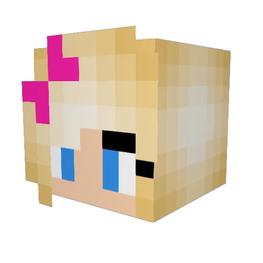 chocolate_thundr Minecraft avatar head, 3D render