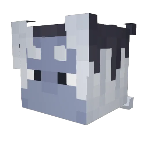 chocolateprimo Minecraft avatar head, 3D render