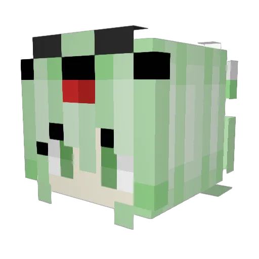 chocolatesoy Minecraft avatar head, 3D render