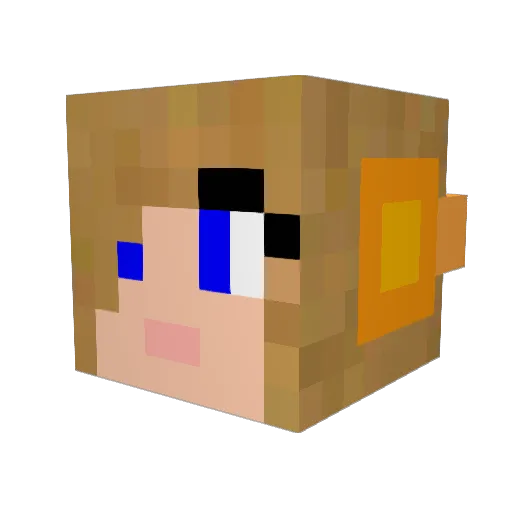 chocolatetrouble Minecraft avatar head, 3D render