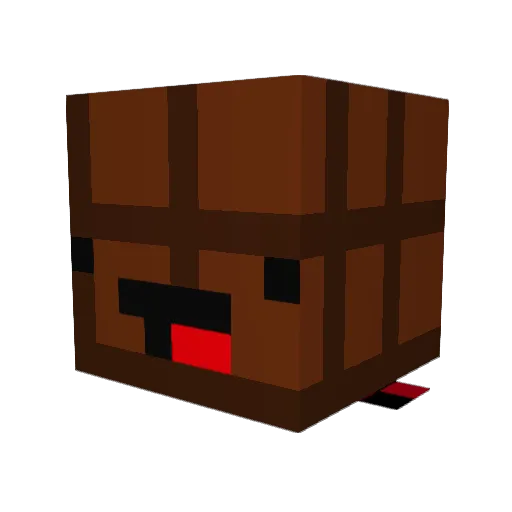 chocolover16 Minecraft avatar head, 3D render