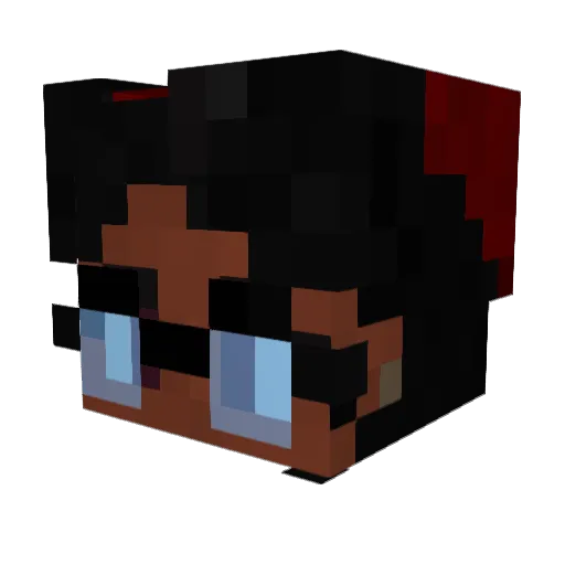 Minecraft-Avatar von chocourii: Kopf als 3D-Render