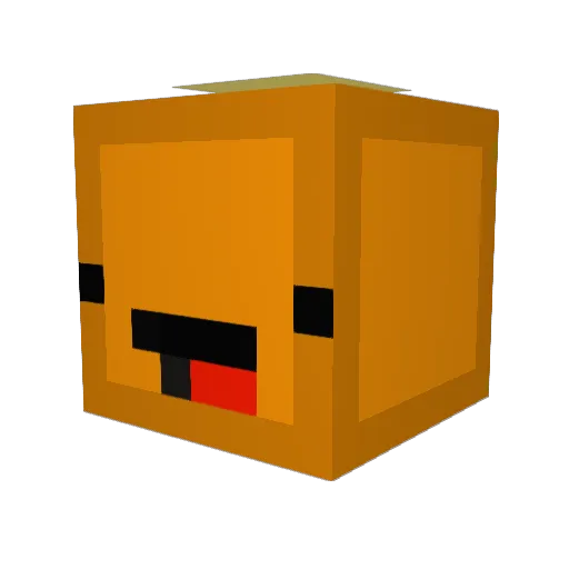 chodong2 Minecraft avatar head, 3D render