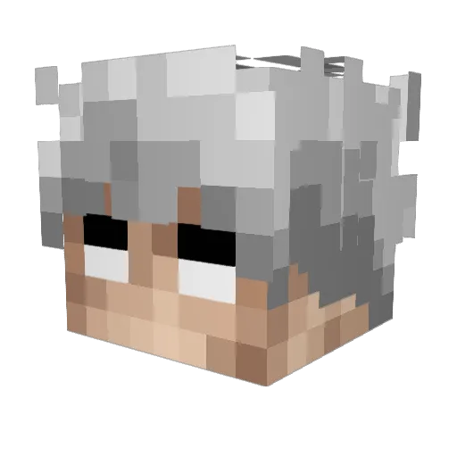 choenan Minecraft avatar head, 3D render