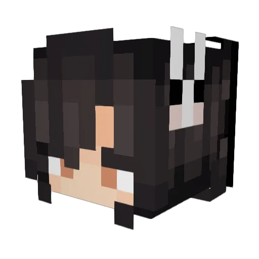 choeyaa Minecraft avatar head, 3D render