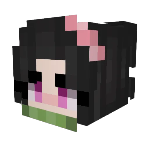 choffss Minecraft avatar head, 3D render