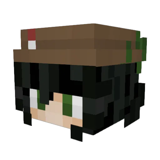 chofisbb Minecraft avatar head, 3D render