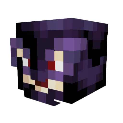chog3 Minecraft avatar head, 3D render