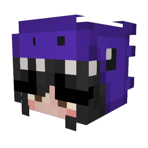 choi_jiwoo Minecraft avatar head, 3D render