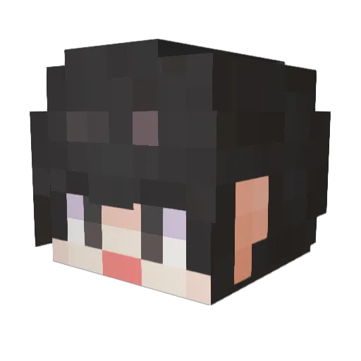 choibong2 Minecraft avatar head, 3D render