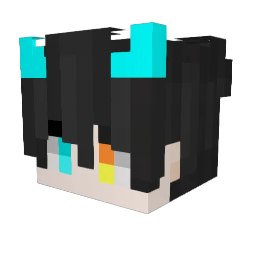 choice0626 Minecraft avatar head, 3D render
