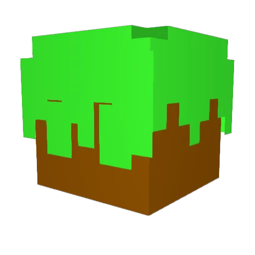 choifi Minecraft avatar head, 3D render