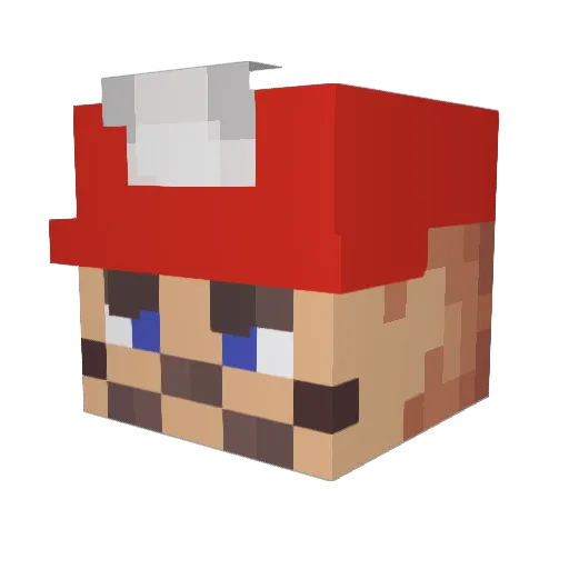 choihanseul Minecraft avatar head, 3D render