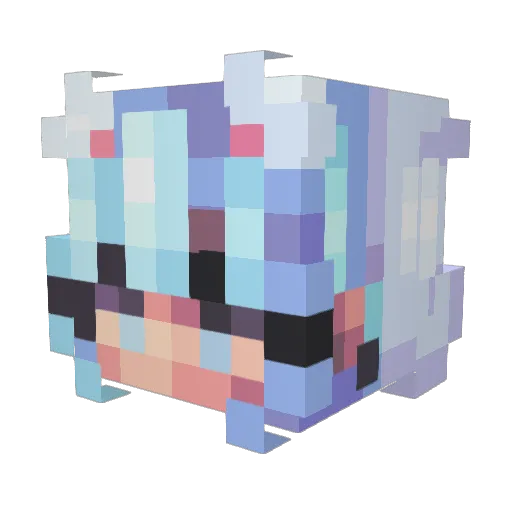 choihs07 Minecraft avatar head, 3D render
