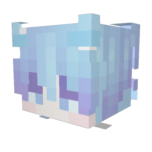choiie123 Minecraft avatar head, 3D render