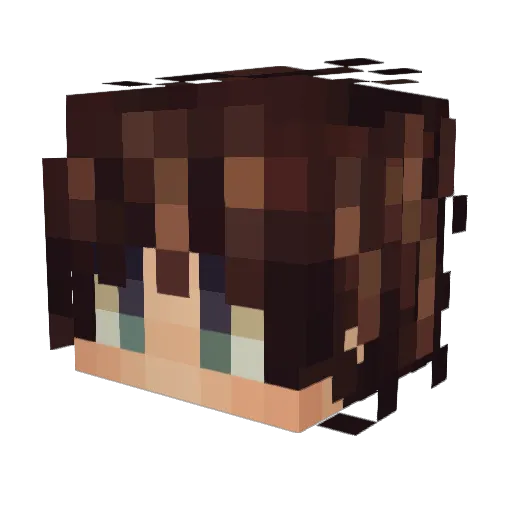 choindax Minecraft avatar head, 3D render