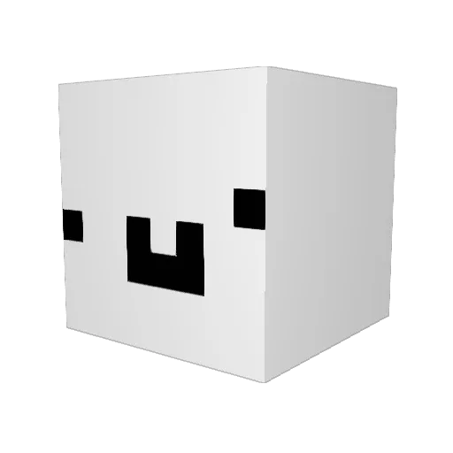 choiwonjun Minecraft avatar head, 3D render