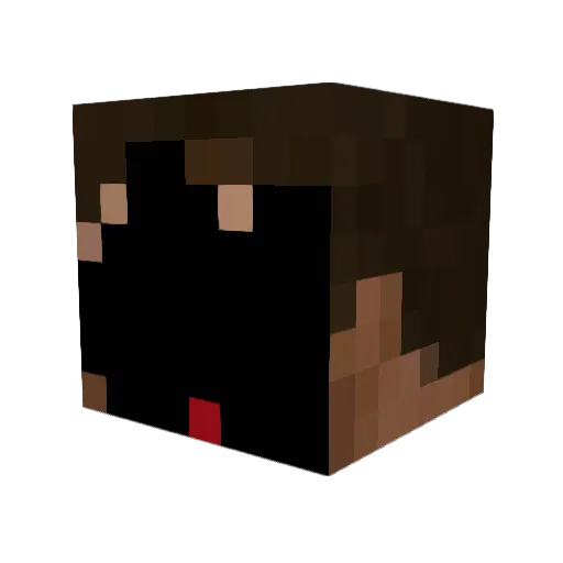 chojg Minecraft avatar head, 3D render