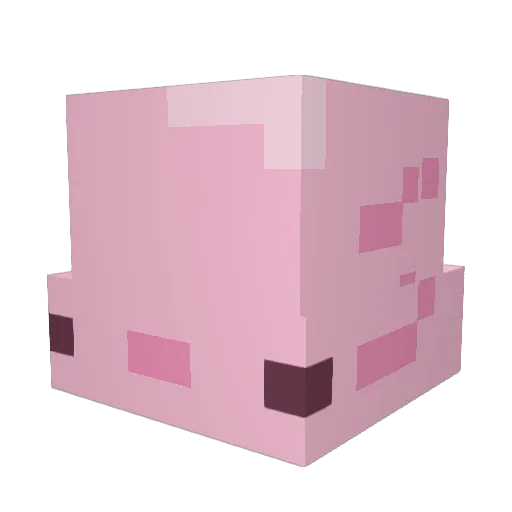 chokkki Minecraft avatar head, 3D render