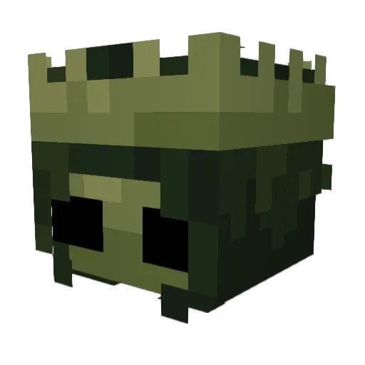 choko3333 Minecraft avatar head, 3D render