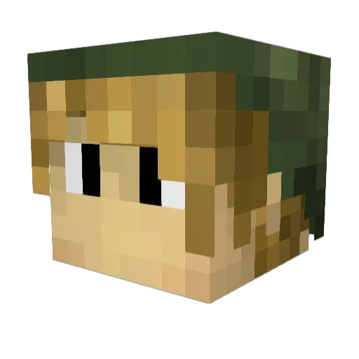 chokolatte11 Minecraft avatar head, 3D render