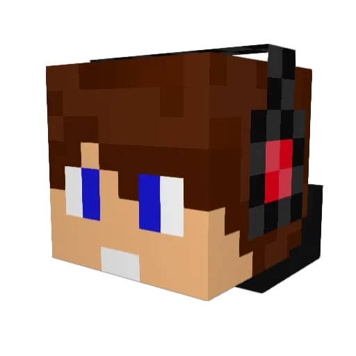 chokoloko199 Minecraft avatar head, 3D render