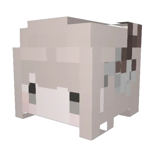 chokoro2175 Minecraft avatar head, 3D render