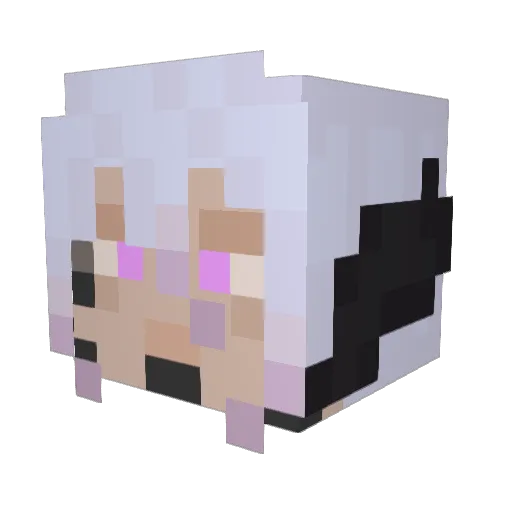 cholaso Minecraft avatar head, 3D render