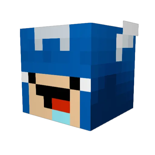 cholo1234 Minecraft avatar head, 3D render